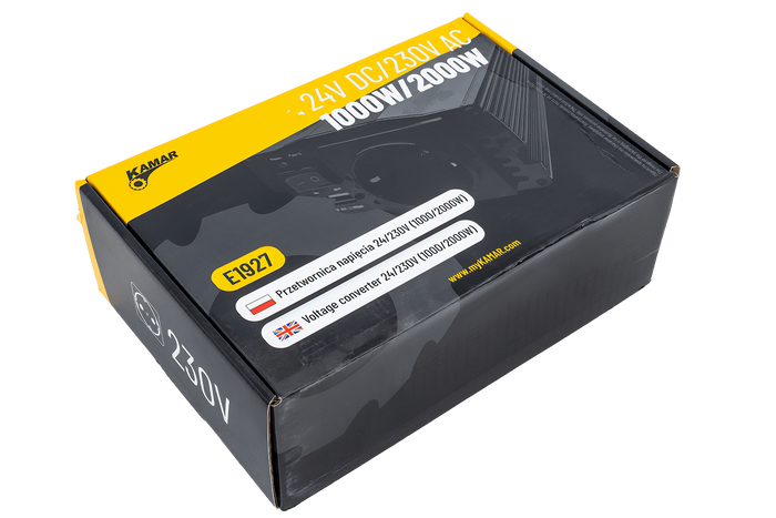 Spannungswandler 24V/230V (1000/2000W) KAMAR E1927