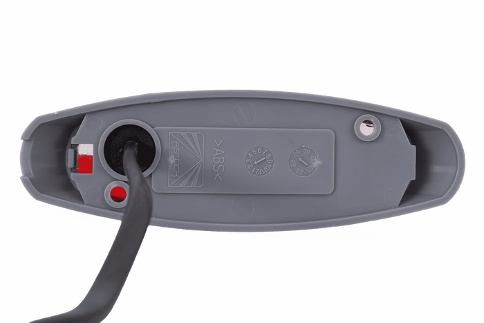 ASPÖCK FLEXIPOINT II Universal-Begrenzungsleuchte im grauen Gehäuse