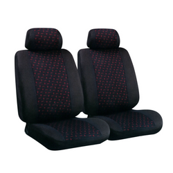 LAMPA Glamur schwarz, Satz Autositzbezüge für die Vordersitze
