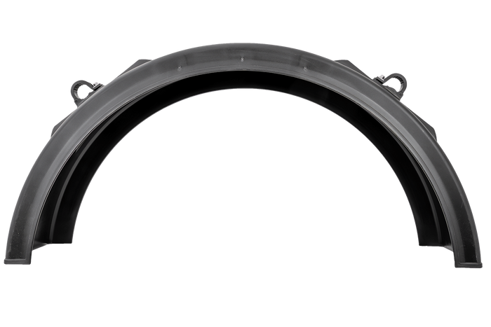 Kotflügel für Anhänger 19,5-22,5" DOMAR DK3075 Radlauf 1250/430mm mit Befestigungswinkeln