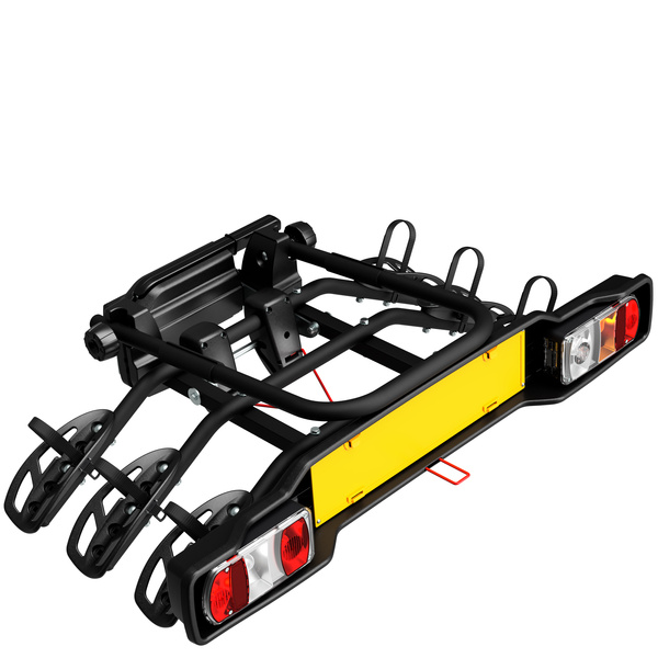 Peruzzo Parma 3 - Anhängerkupplungs-Fahrradträger für 3 Fahrräder (schwarz)