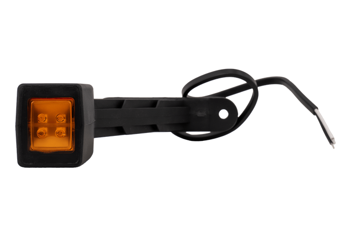 FRISTOM FT-145 LED Umrissleuchte, links, auf einem Gummiarm