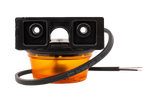 FRISTOM FT-059 LED-Markierungsleuchte, orange, mit Halterung