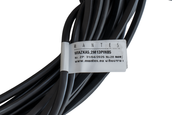 MANTES Elektroinstallation, Anhängerkabelbaum, 5,2m, 13PIN Stecker, 2x5PIN Bajonett