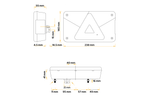 ASPÖCK Multipoint V LED-Rückleuchte, 6 Funktionen, rechts
