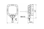 HORPOL ROCA LZD 2806 LED-Frontleuchte, 2 Funktionen, universell, mit Halterung