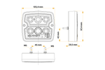 HORPOL LZD 967 LED Rücklicht 3 Funktionen universal