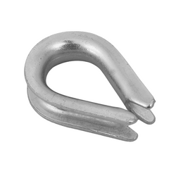 DROMET KU.6 Seilkausche, Stahlkordel, 6mm