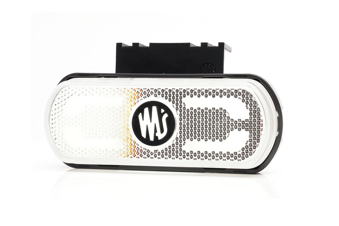 WAŚ W240 1600 LED weiße Universal-Positionsleuchte mit Halterung