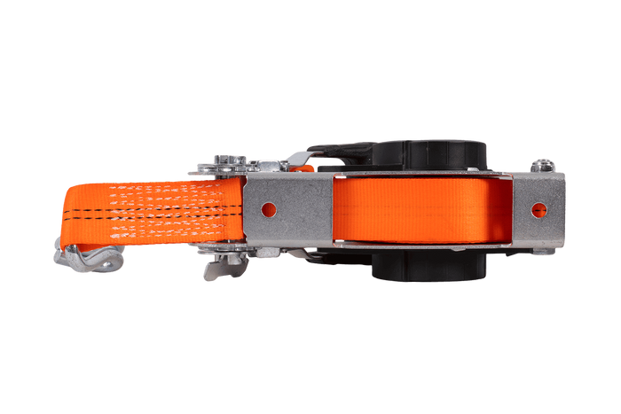 FASTY automatischer Transportgurt mit Aufrollmechanismus, 5 m/35 mm/1 t, orange