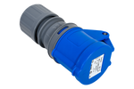 MANTES 2P+Z Steckdose, tragbare Steckdose 16A 230V mit Klappe