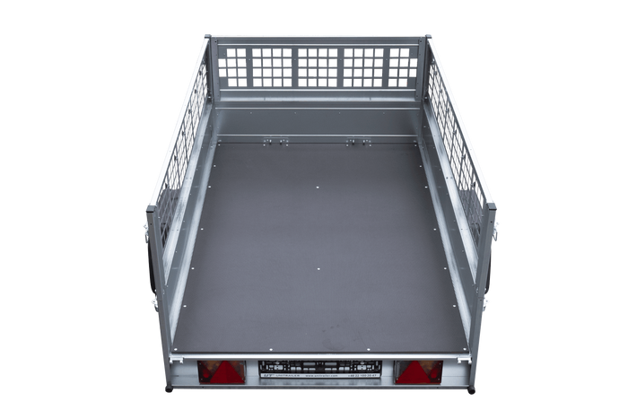 PKW-Anhänger 200x125 UNITRAILER GARDEN 201 KIPP mit Gitteraufsatz