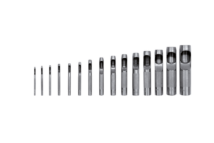 YATO YT-3591 LEDERLOCHSET 2-22mm 15 Stück.