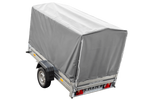 PKW-Anhänger 230x125 UNITRAILER GARDEN 230 KIPP mit  grauer Hochplane 110 cm