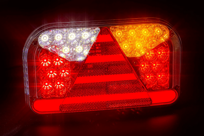 Rückleuchte FRISTOM FT-170 LED, 7 Funktionen, rechts