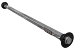 KNOTT VR7 ungebremste Starrachse mit Federung für Anhänger 750 kg 1480 mm 1820 mm 4x100
