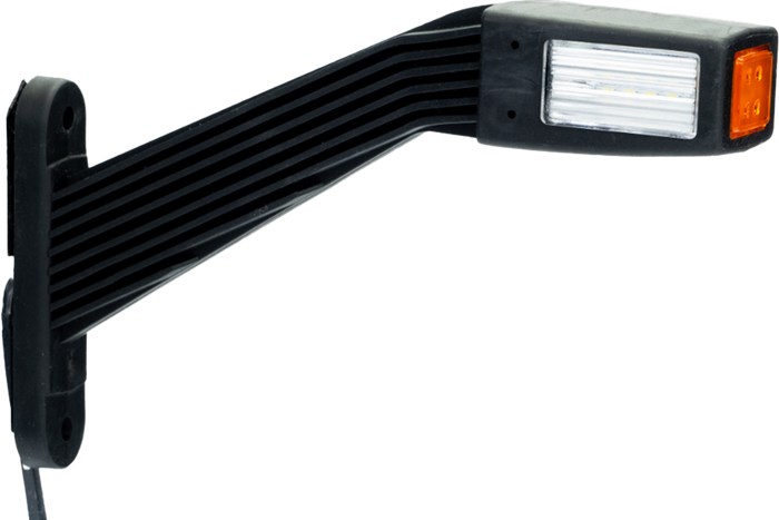 FRISTOM FT-145 LED linke Begrenzungsleuchte auf einem Gummiarm