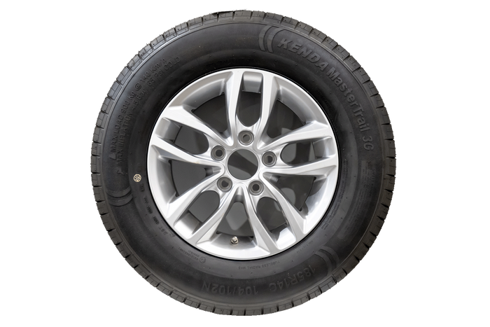 OUTLET Verstärktes Rad für Anhänger KENDA REIFEN 185/80 R14C 104/102N KENDA ALU FELGE 5.5Jx14&quot;H2 5x112 ET:30