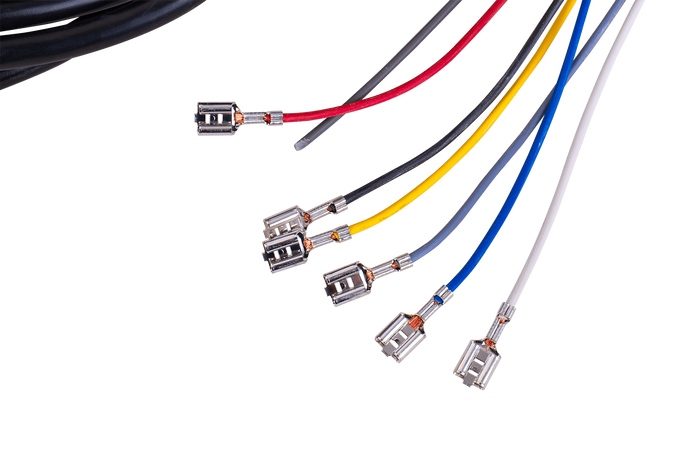 MANTES Elektroinstallation Anhänger Kabelbaum 8 m 13 Pol Stecker 6.3 Anschlüsse