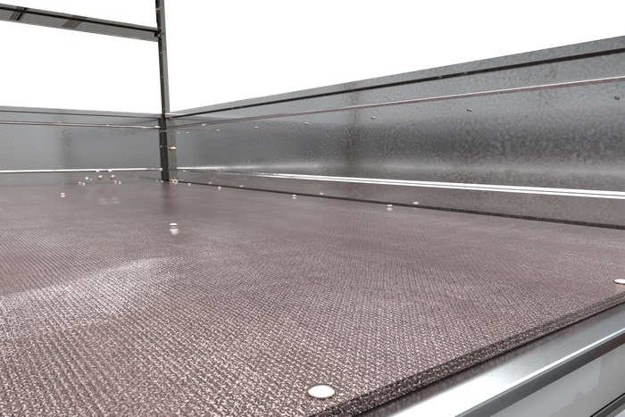 Einachsanhänger 200x106 UNITRAILER GARDEN 200 KIPP mit H-800 Rahmen und blauer Plane