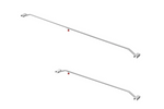Flache Planenhalterung für ProPlus-Anhänger 340918, verstellbar 132–204 cm