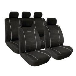 LAMPA Elegance Autositzbezüge, grau, für Vorder- und Rücksitze