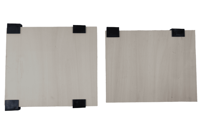 Set mit zwei Regalböden für den Werkzeugkasten DAKEN ARKA 81209, Fach 430x380mm und 430x340mm