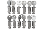 Set mit universellen Schlössern und Schlüsseln (12 Stück)