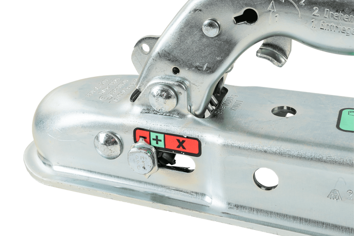 KNOTT KQ14-B Kugelkupplung für 1400kg Anhänger mit 60mm Vierkantdeichsel