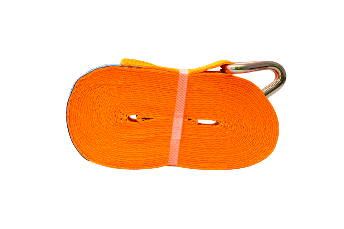 UNITRAILER ERGO 12 m/50 mm/5 t oranges Transportband mit Spanner