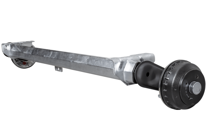 AL-KO COMPACT gebremste Achse für Anhänger/Abschleppwagen 1350kg 1350mm 1900mm 4x100