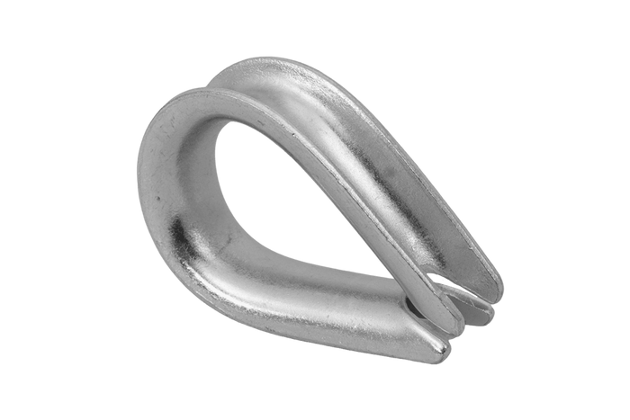 DROMET KU10 Seilkausche Stahlmuschel 10mm