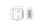 KAMAR L1070-C Rückleuchte mit 3 Funktionen, universell