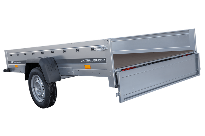 OUTLET Einachsiger PKW-Anhänger 264x150 UNITRAILER GARDEN 265 KIPP