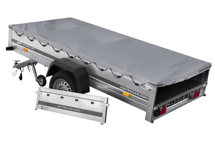 Anhänger mit Flachplane GARDEN TRAILER 264 KIPP [inkl. Planenträger]