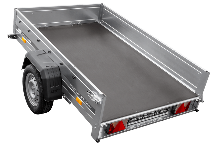 Einachsanhänger mit Blattfederung 200x125 UNITRAILER GARDEN 201/R KIPP