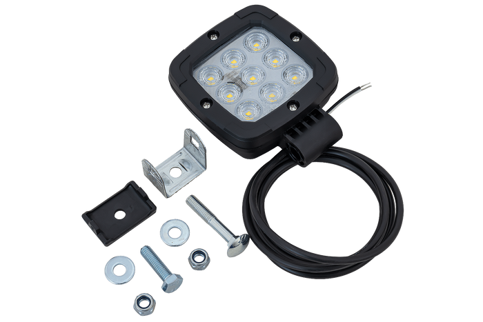 LED-Arbeitsscheinwerfer-Reflektor FRISTOM FT-036 SLIM 9xLED 1400lm