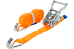 UNITRAILER 4 m/25 mm/1 t oranges Transportband mit Spanner