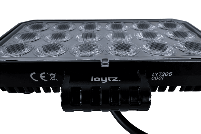LED-Arbeitsscheinwerferreflektor LAYTZ LY7305 72xLED 7000lm rechteckig