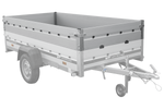 BIS-Aluminiumseitenwände für die Anhänger UNITRAILER GARDEN 264 KIPP ALU und 264/2 KIPP ALU