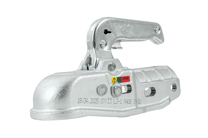 STEELPRESS BC-3000C-00-00 Kugelkopfkupplung für 3000kg Anhänger mit 50mm Rohrdeichsel, Gusseisen