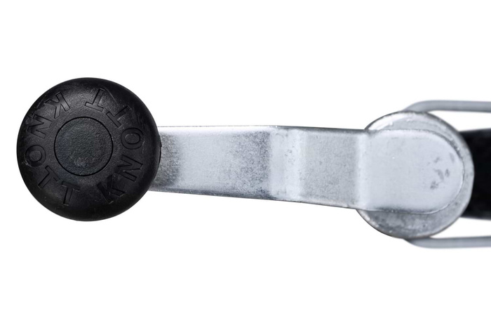 KNOTT TK48 Stützrad, Luftreifen, 150 kg, 48 mm, 500–720 mm