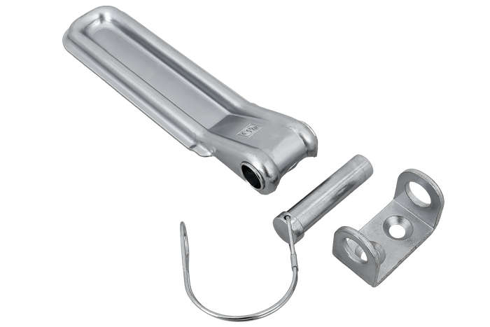 Seitenscharnier mit Griff und Bolzen WINTERHOFF BSCH 10-17-220+BSCHG 10-17-B+BSCHG 10-17-B komplette Anhängerseitenmontage
