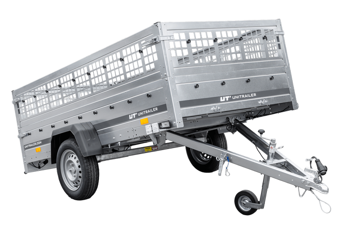 Trailer Anhänger GARDEN TRAILER 264 KIPP mit Gitteraufsatz und Stützrad