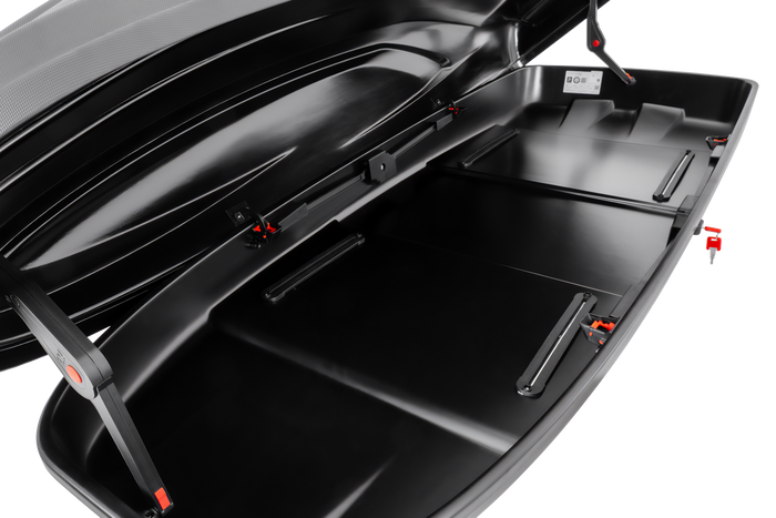 Inter Pack Stella 480 Dachbox schwarz Kevlar (Flexi Fit G2)