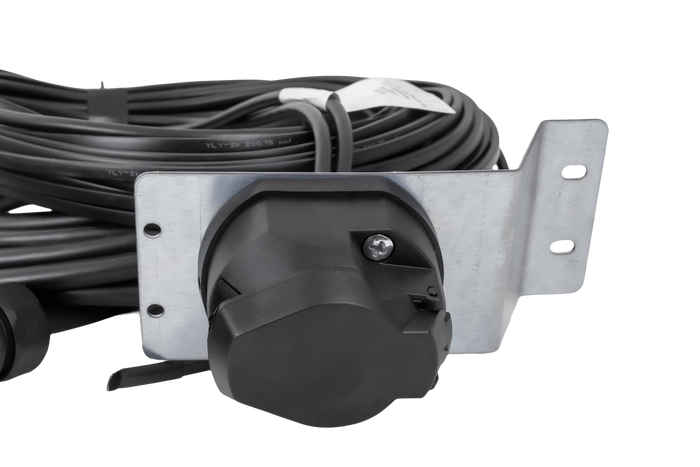 MANTES Elektroinstallation, Bootsanhänger Kabelbaum 9,57m, 13PIN Stecker, 2x 5PIN Bajonett