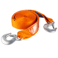 HERMON Schleppseil mit Haken, 4,5 m/50 mm/5 t, orange