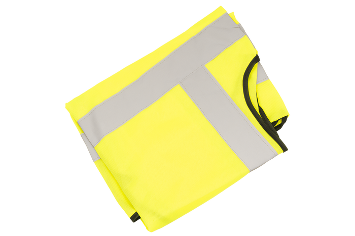 HERMON XXL gelbe Warnweste mit Taschen