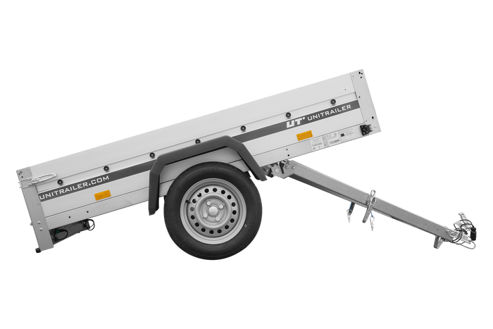 Anhänger mit ALU-Bordwänden 200x125 Unitrailer Garden 201 KIPP ALU