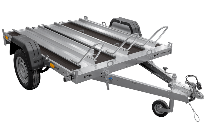 Motorradanhänger 220x155 UNITRAILER MOTO 3 Feder